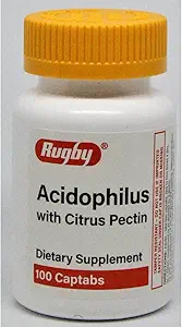 Rugby Acidophilus con Citrus Pectin 50 millones Cfu 100 Tabs
