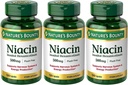 Juego de 3 Naturalezas Bounty Niacin Flush Gratis 500 mg, 120 cápsulas por Maven Gifts
