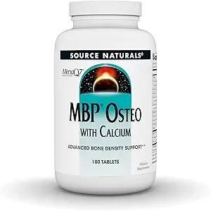 Fuente Naturals MBP Osteo con Calcio, Soporte de Densidad de Hueso Avanzado*, 180 Tabletas