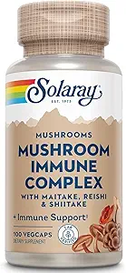 Solaray - Mushroom de Maitake, 600 mg, 100 cápsulas