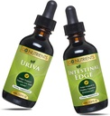 Go Nutrients Uriva < Intestinal Edge ← Suplemento Digestivo con Black Walnut Hull, Orange Peel, Lavender Flower, Gentian Root, Clove Bud, Wormwood Leaf/Stem, Non-GMO, Soy-Free - 60mL (2 oz).