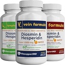 VITASUPPORTMD - Family Bundle, Vein, Lymphatic y H Fórmula, 3x60 Capsules, Diosmin, Hesperidin, 1000 mg MPFF para Vein, Lymphatic, Hemorrhoidal Support