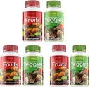 90 Capsules Cada Botella 540 Capsules superalimentos Veggies Verdes y Rojos Frutas Triple Pack