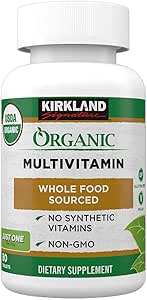 KIRKLAND Signature USDA Organic Multivitamin, 80 Coated Tablets