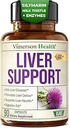 Vegan Liver Cleanse Detox " Repair – Dandelion Root Suplemento con Milk Thistle " Artichoke Extract for Enzyme Support, Energy " Healthy Digestion – Herbal Liver Support Supplement. 90 cápsulas, 40+