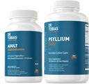 Dr. Tobias Adult Multivitamin & Psyllium Daily Supports Energy, Immunity & Healthy Bowel Movements with 42 Fruits & Vegatables, Psllium Husk, Bentonite Clay, Flaxseed & Natural Ingredients