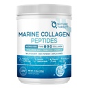 NATURE TARGET Marine Collagen Peptides Polvo - Tipo I & III Collagen con Probióticos, Vitamina C & ácido hialurónico para la piel, el cabello, uñas, peces salvajes " Bovino de grano, 35 servientes
