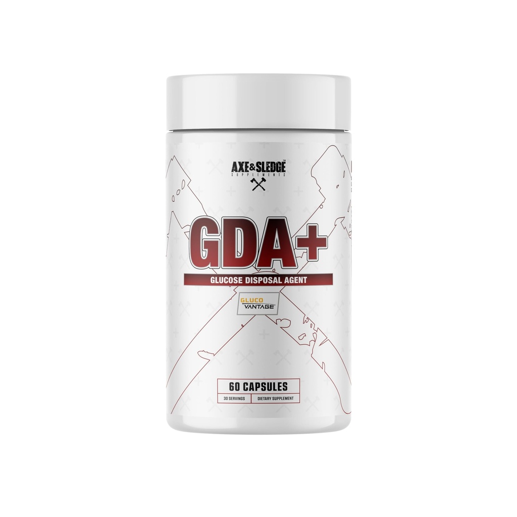 Axe &amp; Sledge GDA+ Glucose Disposal Agent ← Soporta Absorción Nutriente, Glucos de Sangre Estable y Reposición de Glucógeno Musculo TEN 30 Servimientos