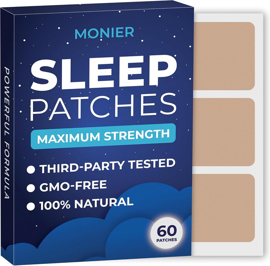 Patches de sueño para adultos estrés extra TENIDO Patch de sueño fácil de aplicar con melatonina " Valerian " Relájate " Retirada " Larga noche duradera para hombres " mujeres 60 Patches