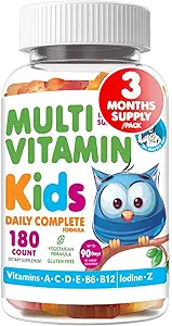 DR. MORITZ Gummies multivitamínicos para niños - con vitaminas para niños A C D E B6 B12 Zinc &amp; More- Full Daily Support- Vegetarian &amp; Non-GMO Multivitamins para niños (180 Conteo)