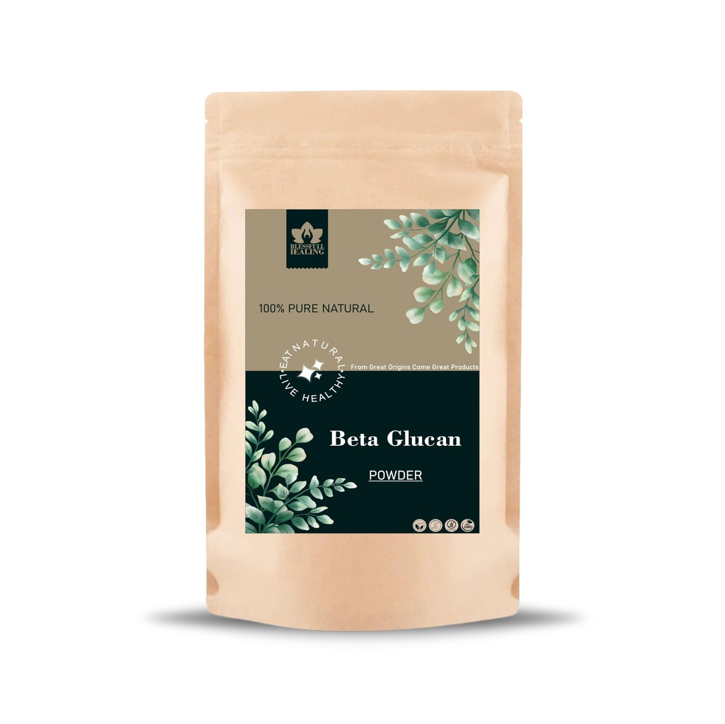 Blessfull Healing Beta Glucan Powder 100% Pure Natural 100 Gram / 3.52 oz