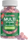 YumVs Niños Multivitamínicos con Iron &amp; Minerales Tablas Chewable – Grape & Berry Flavor Vitaminas para niños pequeños Edad 2+ – Daily Multivitamin for Immune Support – Kosher, Non-GMO – 120 Chewables