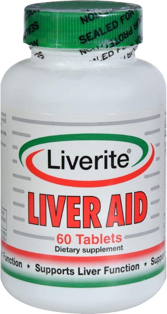 Liverite Liver Aid, Tablets, 60 tablets (Pack of 2)