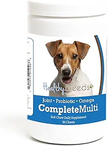 Saludables razas Jack Russell Terrier Todo en Un Multivitamin Soft Chew 90 Conde