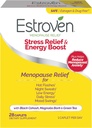 Estroven Stress Relief & Energy Boost for Menopause Relief - 28 Ct. - Ingredientes de Proveedores Clínicamente Proporcionan Estrés " Energy Support + Night Sweats " Hot Flash Relief - Drug-Free and Gluten-Free