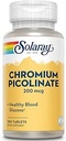 Solaray Chromium Picolinate Tablets, 200 mcg | 200 Count