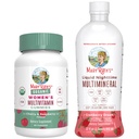 MaryRuth's Multivitamin Gummies for Women (Cherry & Raspberry) & Liquid Nighttime Multimineral (Cranberry) ← Clean Label Project Verified® ← Vegan, Non-GMO peru Beauty, Bedtime, Health