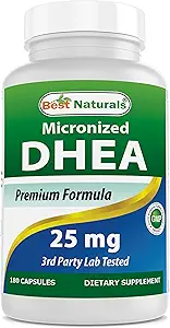 Mejores Naturales, DHEA micronizada 25 mg 180 cápsulas