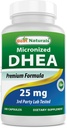 Mejores Naturales, DHEA micronizada 25 mg 180 cápsulas