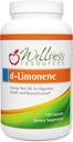 Wellness Resources High Potency d-Limonene Capsules 1000mg, 120 Capsules - Orange Peel Extracto para Salud Digestiva, Heartburn, Acid Reflux, Detoxification