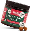 Suplemento multivitamínico de perros Premium (170 Chews) - Mealtime Multi - con CoQ10 - Probióticos - Pumpkin - Immune Support - promueve una mejor movilidad conjunta - Habilidad saludable " Coat - Hecho en los EE.UU.