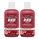 NaturesPlus Source of Life RED Multivitamin Liquid - 30 oz, Pack of 2 - Energy & Immune Support - with Exotic Red Fruits, Lycopene & Lutein - Vegetarian &amp; Gluten Free - 60 Total Servings
