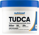 Nutricost Tudca Powder 25 Grams (Acido Tauroursodeoxycholic) - Gluten Free, Non-GMO