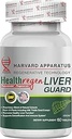 Harvard Apparatus Regenerative Liver Guard 180 Tablets - Liver Cleanse Detox & Repair, Fatty Liver Support Renew Supplement, 14+ Herbs with Silymarin Milk Thistle, Artichoke, Dandelion and More