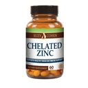 Suzy Cohen Chelated Zinc Supplements - 60 Capsules Gentle on the Stomach - Zinc es para el crecimiento de células sanas y la formación de ADN - Supports Healthy Immune Function and Skin Health