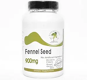 Fennel Seed 900mg ~ 200 Capsules - No Additives ~ Naturetition Supplements