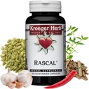 Productos Kroeger Herb, Rascal, Cleansing, Detox, Gut Health with Alic, Cayenne, Pumpkin Seeds, Vegetarian, Non-GMO, Gluten Free, No Preservatives, Healthy Microbial Balance, Made in USA