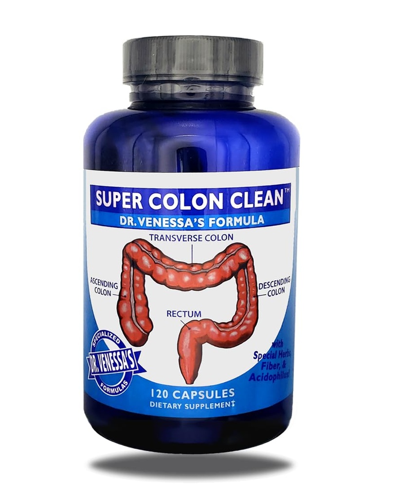 Dr. Venessa's Formulas Super Colon Clean™ 120 Capsules