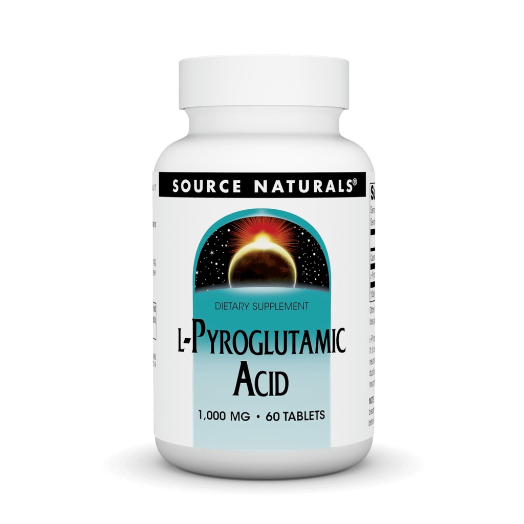 Fuente Naturales L-Pyroglutamic Acid Suplemento dietético - 60 Tablas