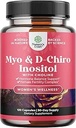 Myo-Inositol & D-Chiro Inositol Capsules - Choline Inositol Suplemento para Ciclo y Fertilidad Apoyo - Mujeres Saldo de Hormona Suplemento con Myo & D-Chiro Inositol Plus Choline Bitartrate