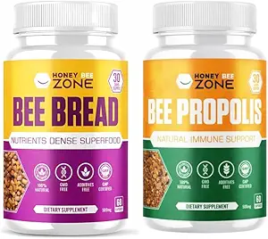 Pan de abeja &amp; Bee Propolis Capsules Vitality Pack
