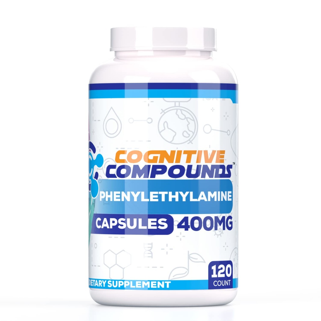 Phenylethylamine (Pea) Capsules - Cognitive Function Support & Elevated Mood - 120 Count