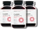 SMARTERNUTRITION CoQ10 400 mg Alta Absorción - Naturalmente Fermentada Ubiquinone w/Organic Cold-Presed Olive Oil - for Heart Health, Cellular Energy - Non-GMO, Gluten Free - 180 Count[90-Day Supply]