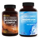 BioEmblem Triple Magnesium Complex 180 Capsules and Mushroom Complex