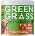 PAWFECTCHEW Dog Pee Grass Helper - Tratamiento de Grass para perros Urine - Neutralizador para perros Urine para manchas de Grass Burn - Tratamiento de césped de perros con probióticos - Made in USA - 120 Chews