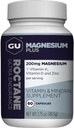 GU Energy Roctane Magnesium Plus Capsules con vitamina K, D y Zinc, opción informada, soporte de recuperación después de cualquier entrenamiento, botella de 60 puntos (1-Mes)