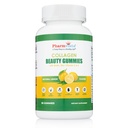Pharmvista - Collagen Gummies with Biotin, Zinc, Vitamins C & E for Hair Skin and Nails Support, 90ct