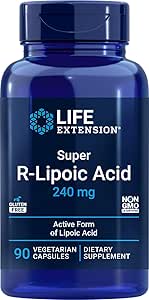 Super R Lipoic Acid 240mg, 90 capsules, Vegetarian