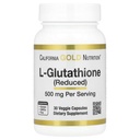 California Gold Nutrition L-Glutathione (Reduced), 500 mg, 30 cápsulas vegetarianas