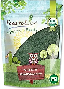 Alimentos para Vivimos Polvo de Clorella Orgánica, 4 Libras — No GMO, Kosher, Algas Verdes Raw, Superalimentos Veganos, Bulk, Proteína Verde Pura Vegan, Rica en Vitaminas y Minerales, Grande para Bebidas, Muro de Célula Rota