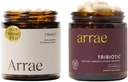 Arrae Bloat + Tribiotic Bundle, Bloating Relief Digestive Enzymes, Gas & Indigestion Relief, Probiotics for Women, Support for Vaginal pH Balance, Immune, and Feminine Health, 60 Capsules Each