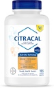 Citracal Slow Release 1200, 1200 mg Calcio Citrato con Vitamina D (1000 UI), Vitamina D3, Bone Health Support, Suplemento Calcio para Edades 12+, 185 Cuenta