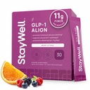 Stay-Well Naturals GLP-1 Probiotic | Akkermansia GLP-1 Supplement, Fiber GLP 1 Booster | Probiotic and Fiber Support with Inulin, Psyllium PHGG, and Soothing Ginger Extract - Berry Citrus 30 Ct.
