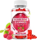 Berberine Gummies with Ceylon Cinnamon 1500mg High Potency Berberine HCL Supplement for Immune and Metabolism Support, Sugar Free, Raspberry Flavor - 60 Count