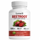 Beetroot Capsules 1300mg Per Serving, Plant-Based Beet Root Extract Supplement, Antioxidant-Rich Superfood Formula, Daily Energy & Active Lifestyle Support, 60 Capsules (1)