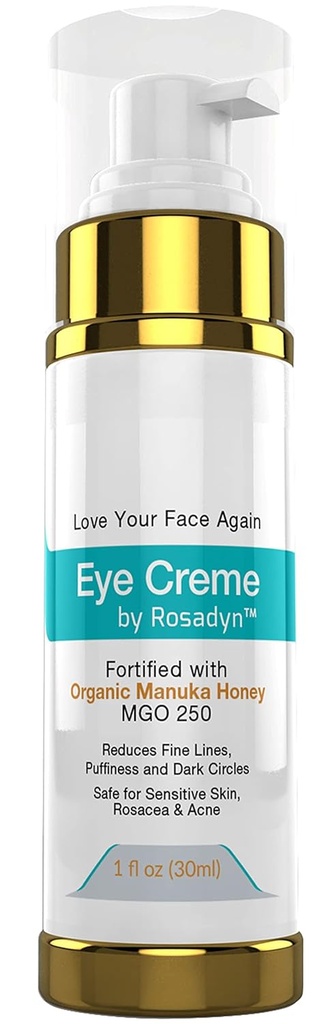 Crema de ojos w/Manuka Honey MGO250 reduce la pureza, las líneas finas y los círculos oscuros